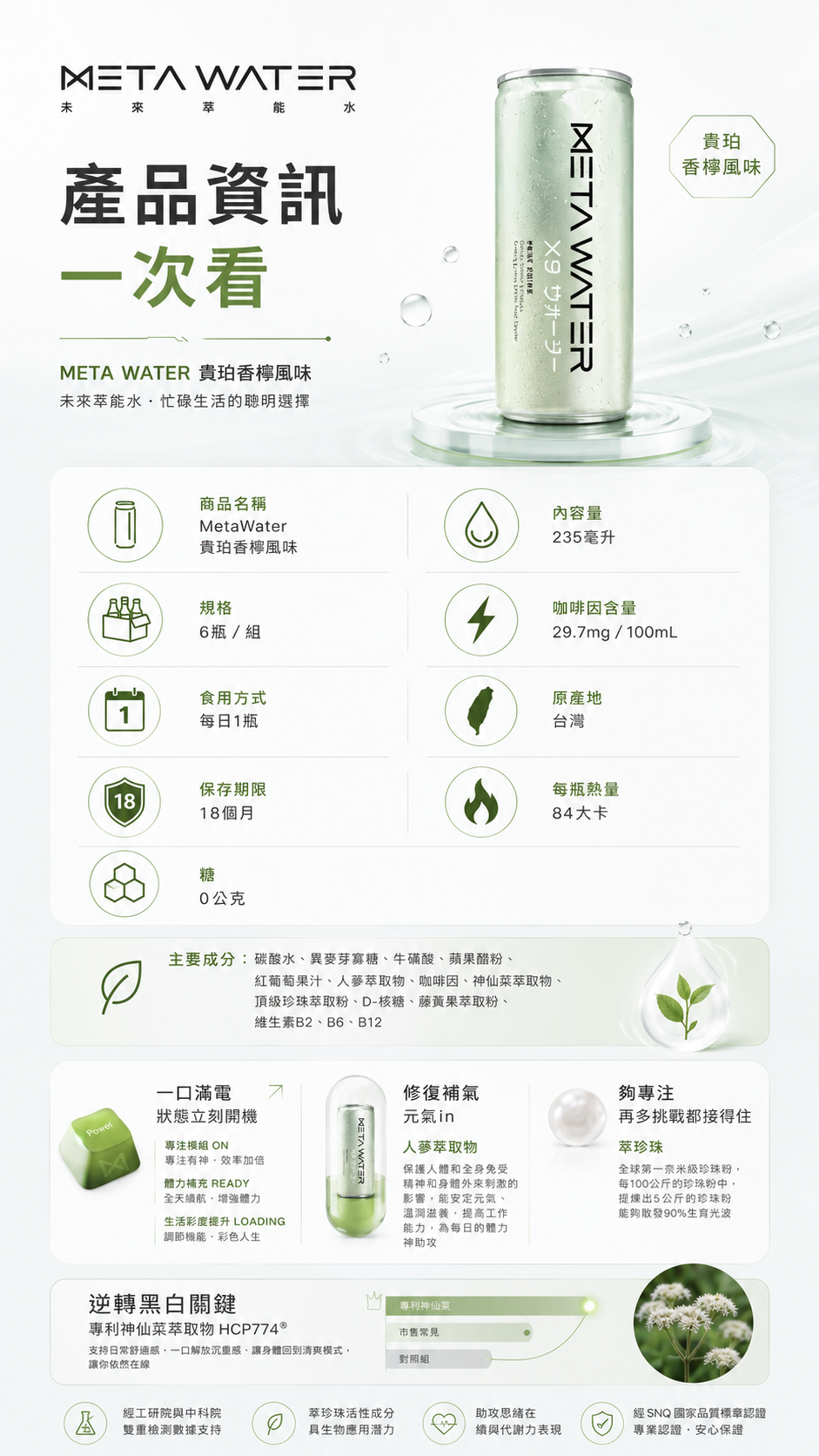 產品規格資訊一次看